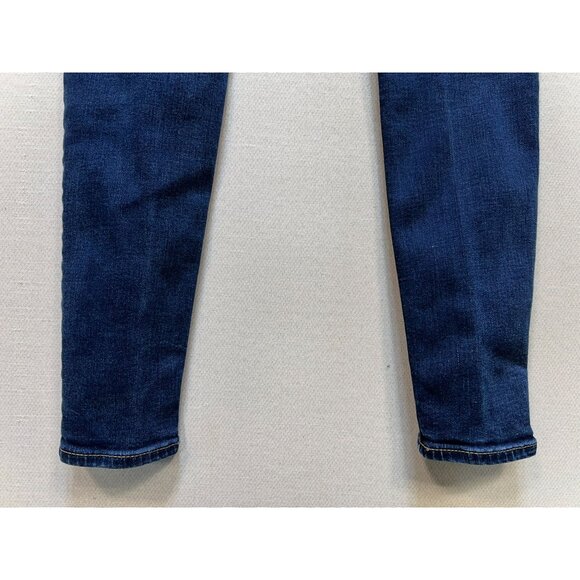 American Eagle Womens Skinny Ankle Jegging Jeans Super Stretch Size 4 Long Blue - Picture 10 of 11